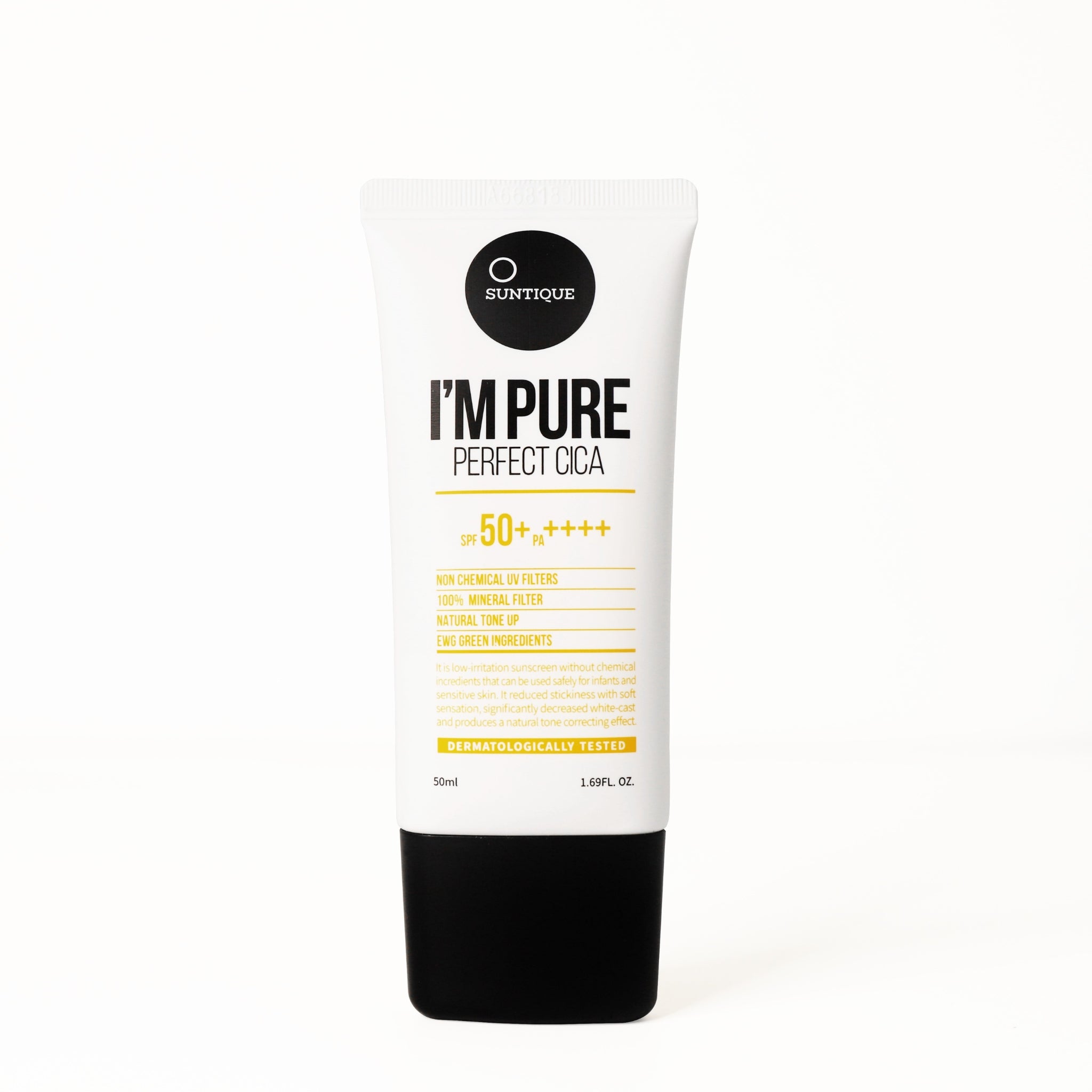 SUNTIQUE I'M PURE perfect cica SPF50+ 50 ml