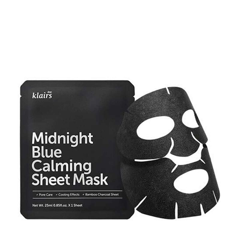 KLAIRS MIDNIGHT BLUE masque en tissu apaisant 25 ml