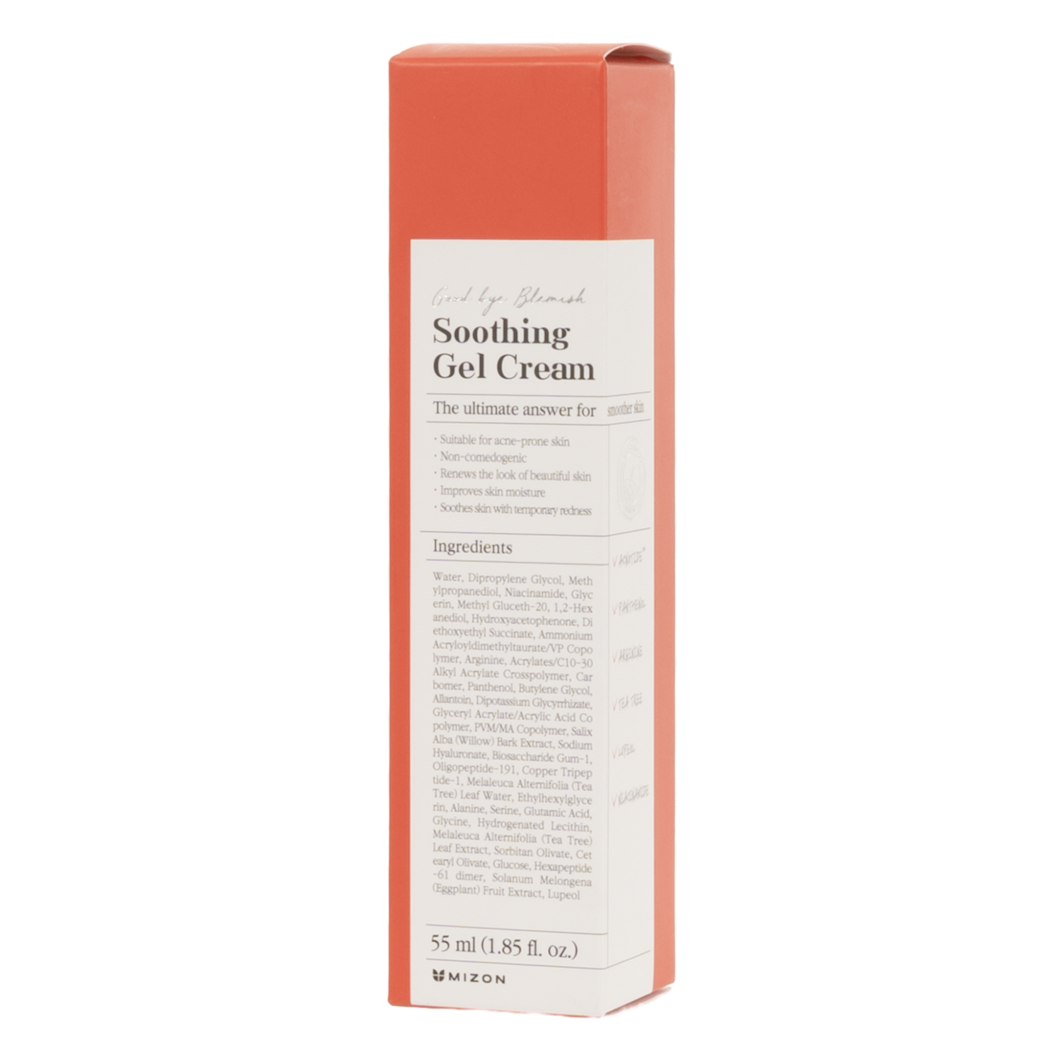 MIZON GOOD BYE BLEMISH soothing gel cream 55 ml