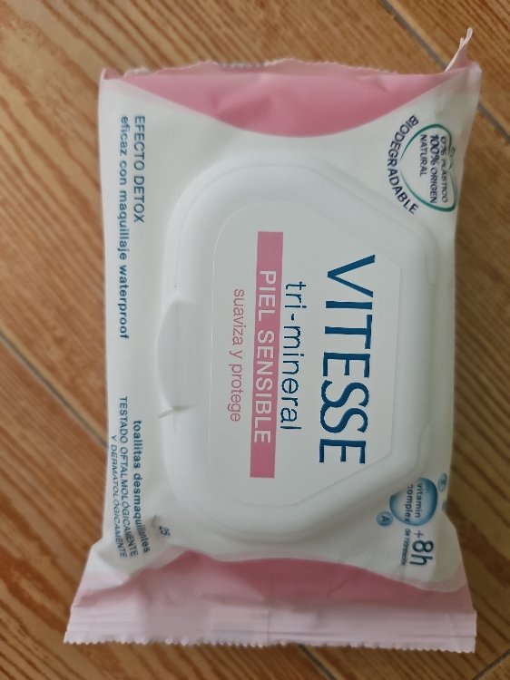 VITESSE TRI-MINERAL SALVIETTE STRUCCANTI PELLI SENSIBILI 25 unità