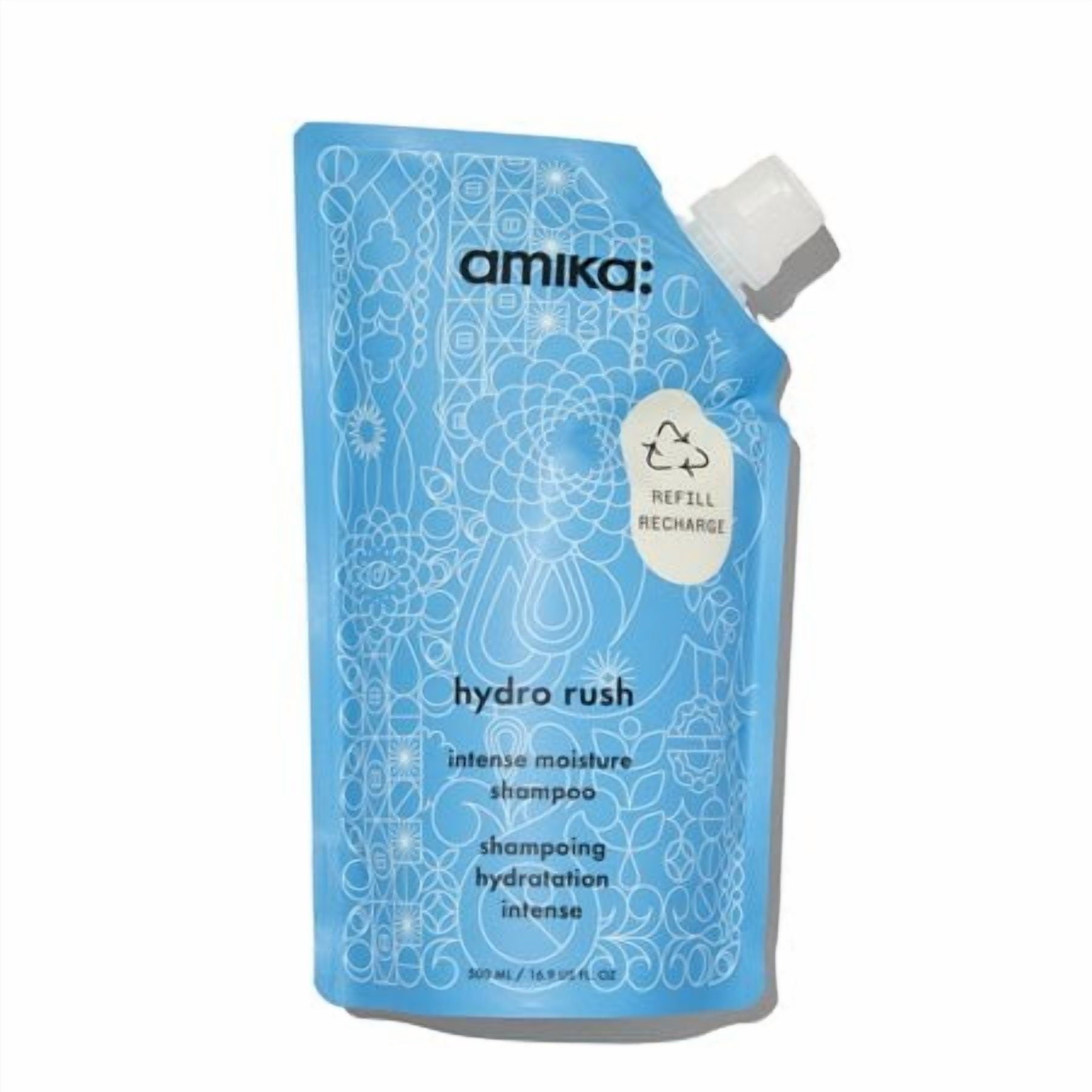 AMIKA HYDRO RUSH intense hydration shampoo refill 500 ml