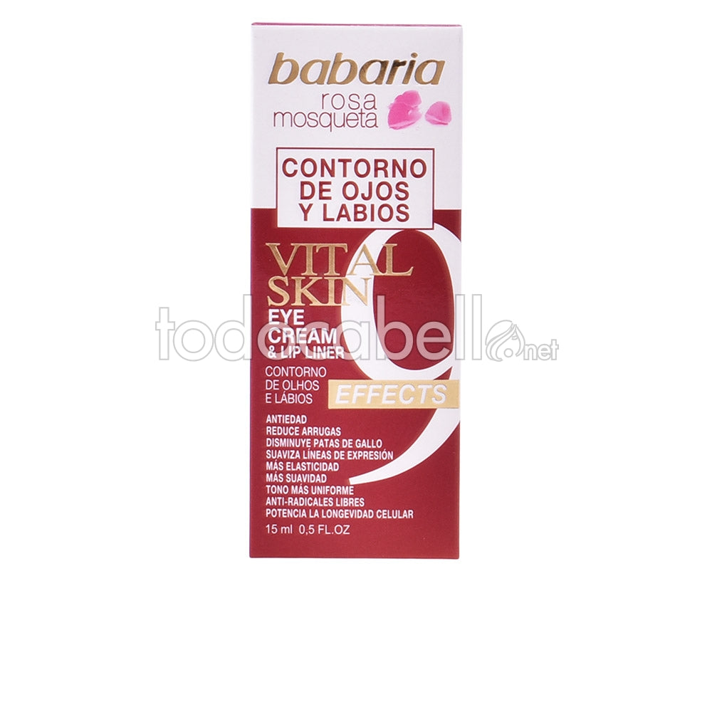 BABARIA ROSA MOSQUETA VITAL SKIN 9 eye contour 15 ml