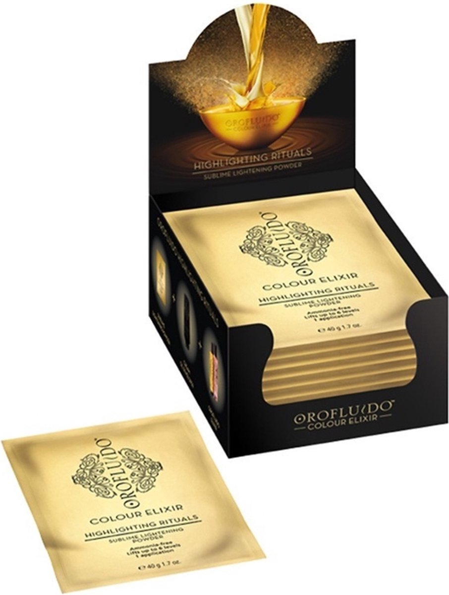OROFLUIDO HL rituals lightening powder 8 x 40 gr