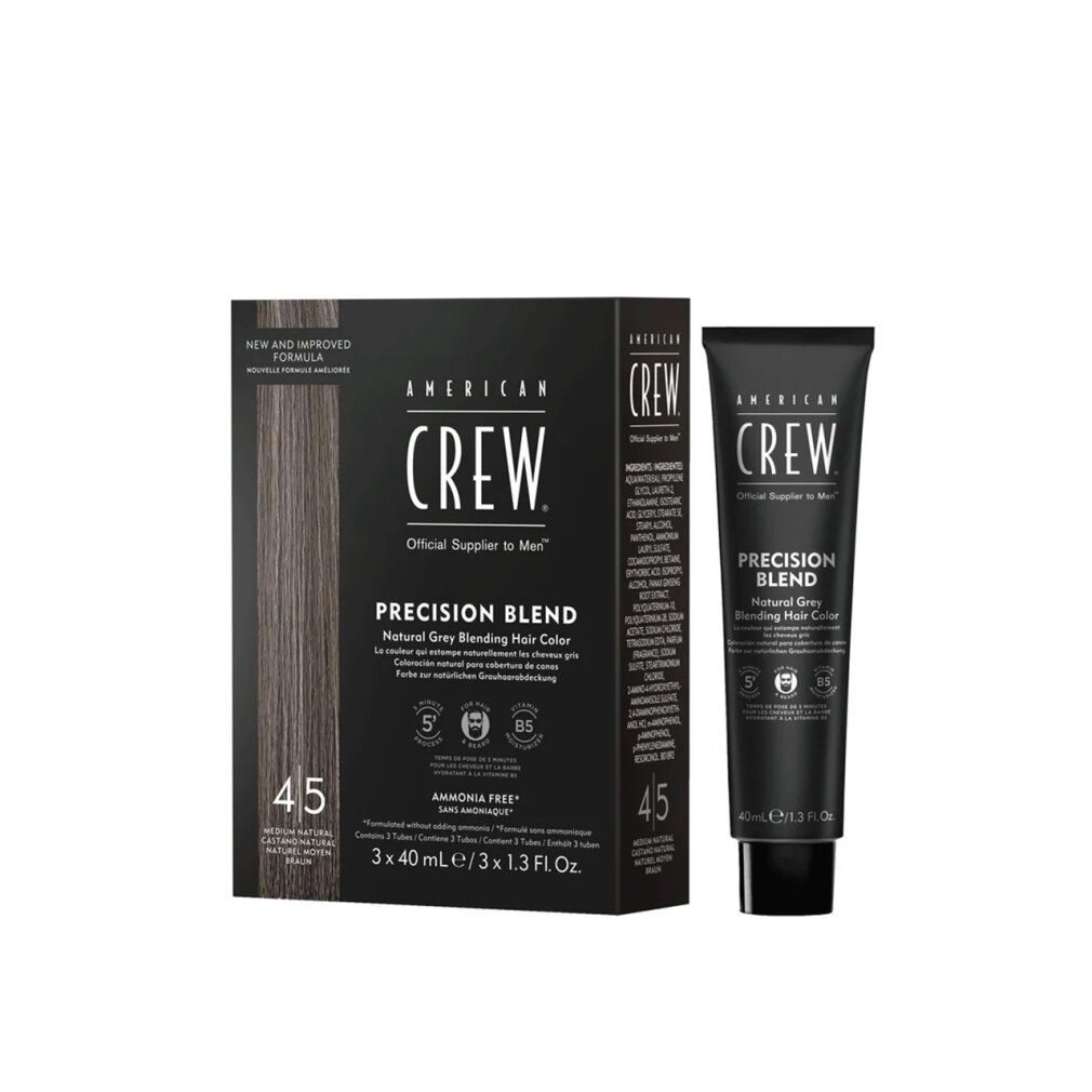 AMERICAN CREW PRECISION BLEND set #4-5 medium natural