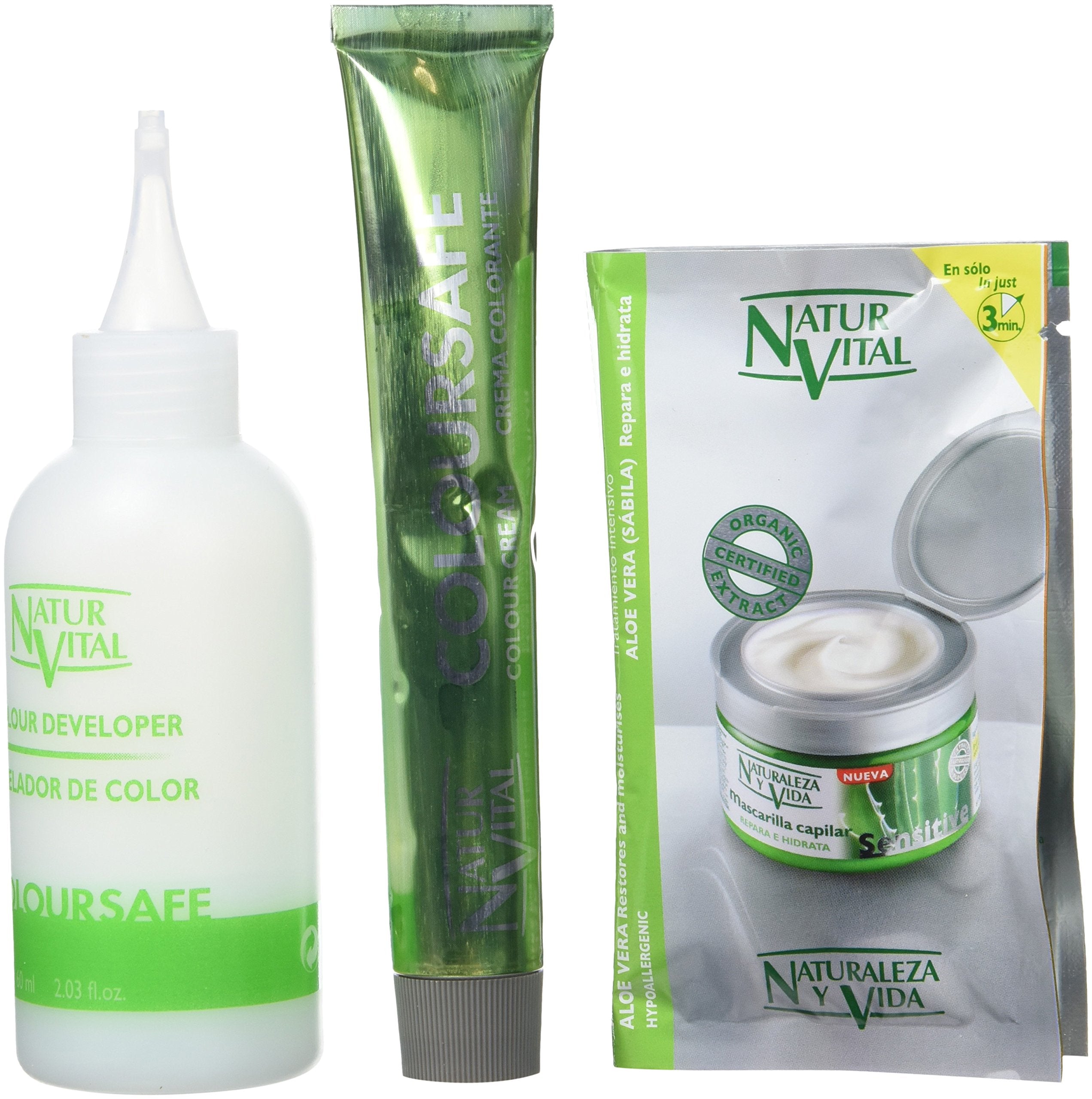 NATUR VITAL COLOURSAFE permanent dye #4-brown
