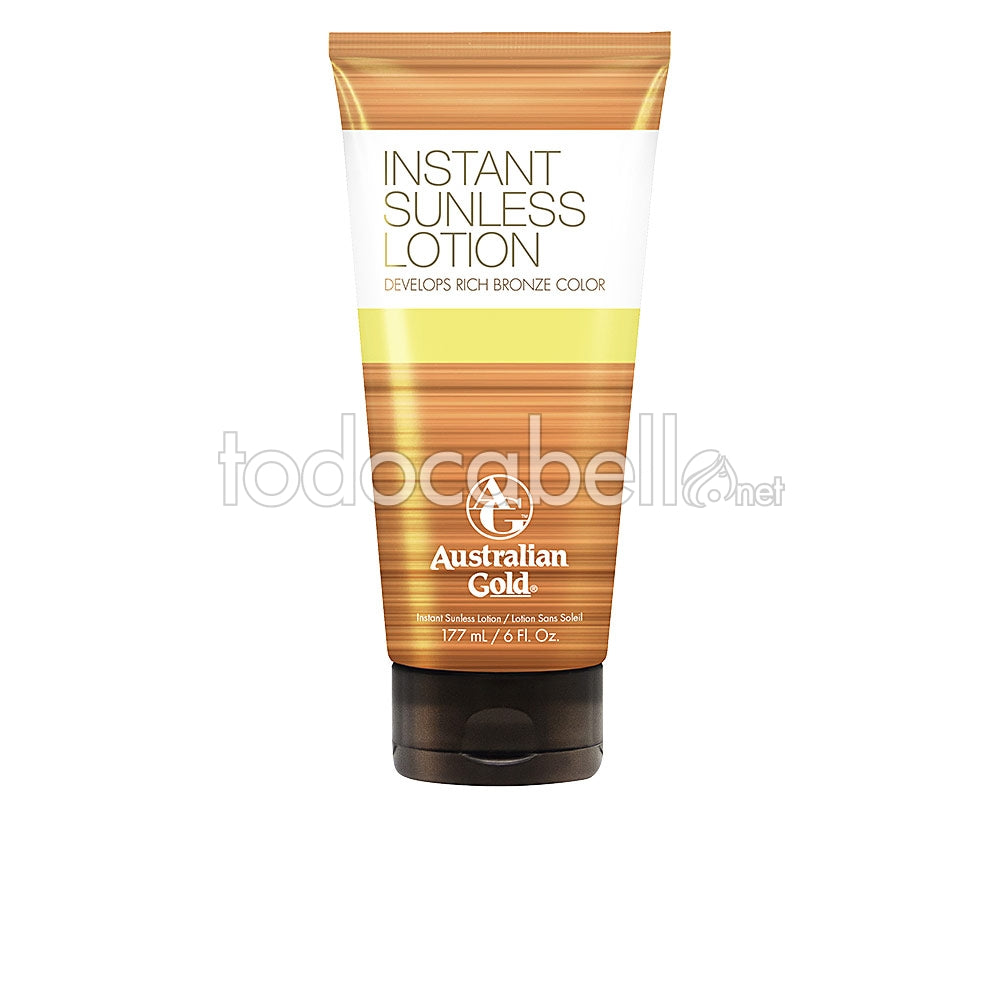AUSTRALIAN GOLD SUNLESS INSTANT lozione autoabbronzante colore bronzo intenso 177 ml