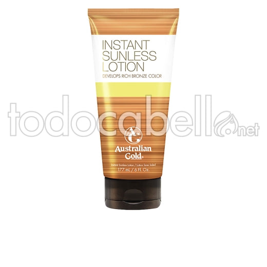 AUSTRALIAN GOLD SUNLESS INSTANT lozione autoabbronzante colore bronzo intenso 177 ml