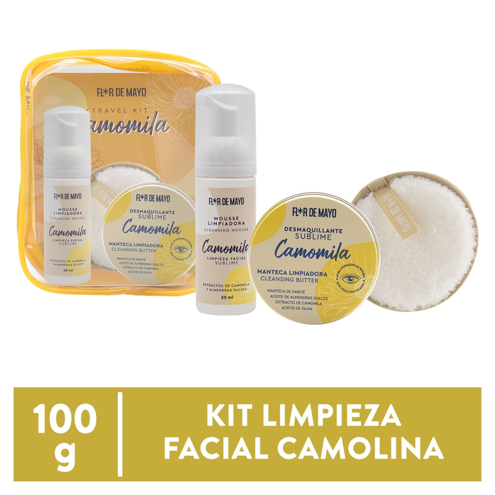 FLOR DE MAYO SUBLIME CAMOMILLA BEAUTY CASE DA VIAGGIO 4 pz