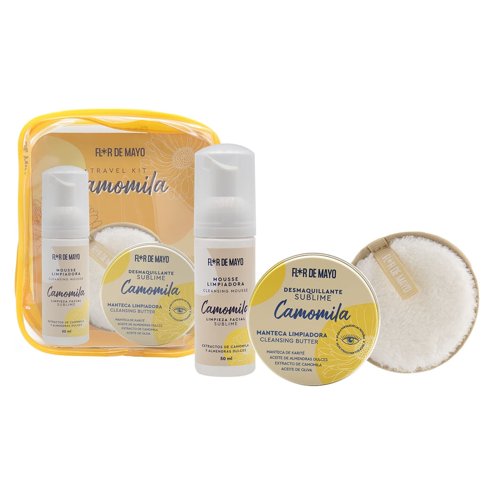 FLOR DE MAYO SUBLIME CAMOMILLA BEAUTY CASE DA VIAGGIO 4 pz