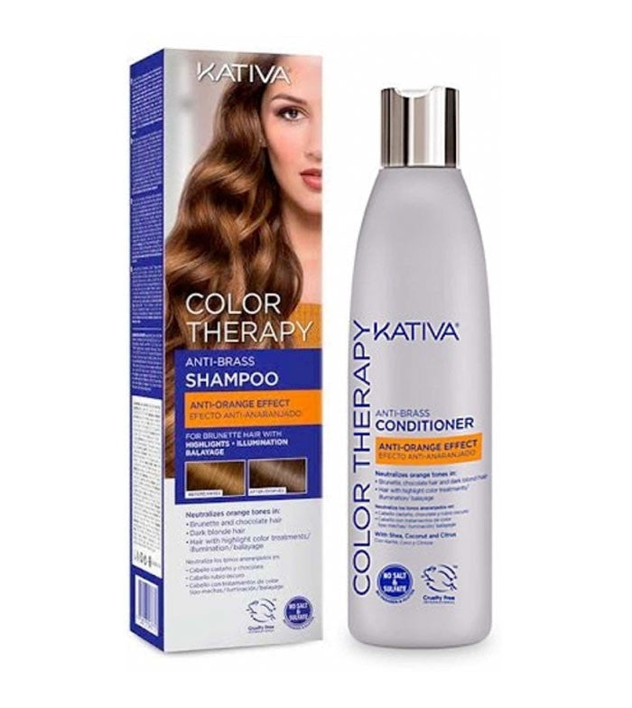 KATIVA COLOR THERAPY shampoo effetto anti-arancio 355 ml
