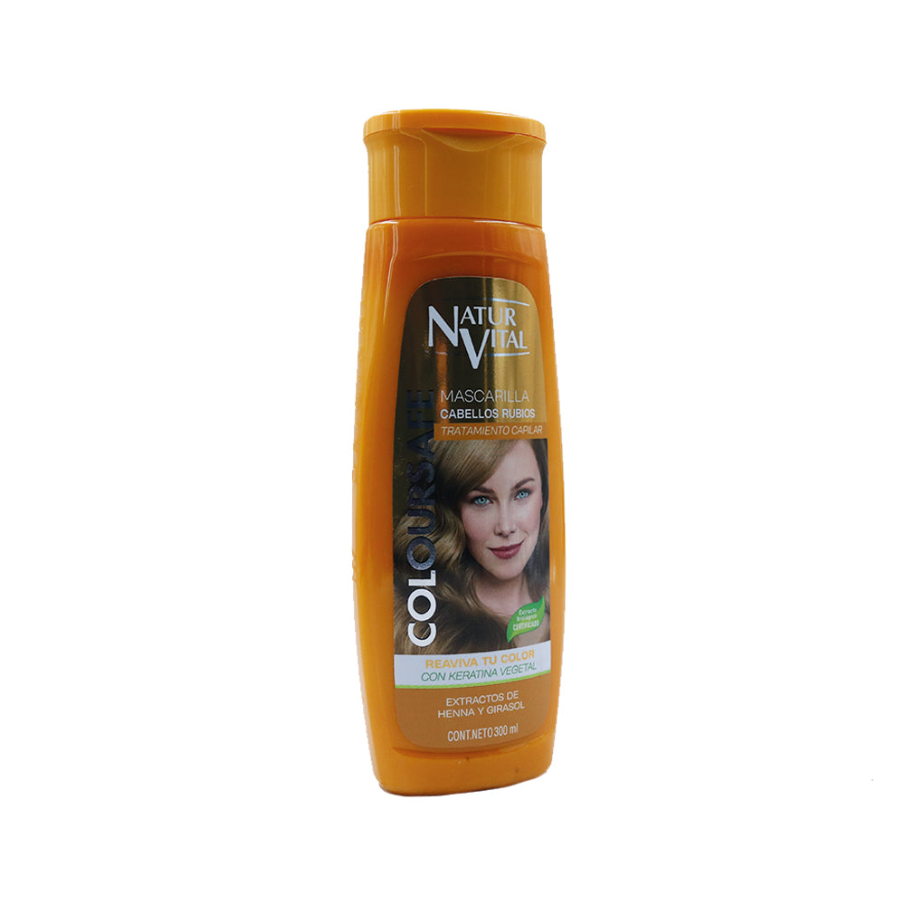 MASCHERA NATUR VITAL COLOURSAFE #biondo 300 ml