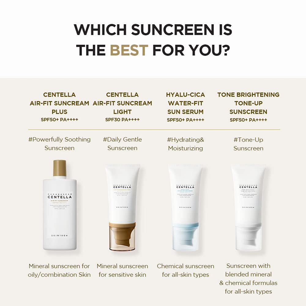 SKIN1004 MADAGASCAR CENTELLA sérum solar water-fit hyalu-cica SPF50+ 15 ml
