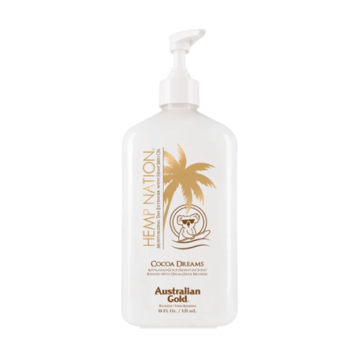 AUSTRALIAN GOLD HEMP NATION COCOA moisturizer tan extend 535 ml