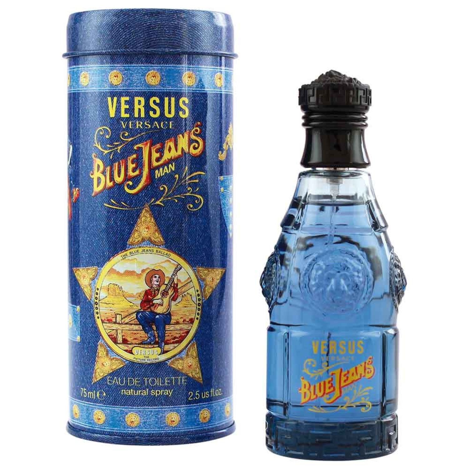 VERSACE BLUE JEANS eau de toilette vaporisateur 75 ml