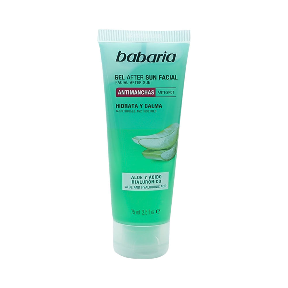 BABARIA AFTER SUN FACIAL gel aloe and hyaluronic acid 75 ml
