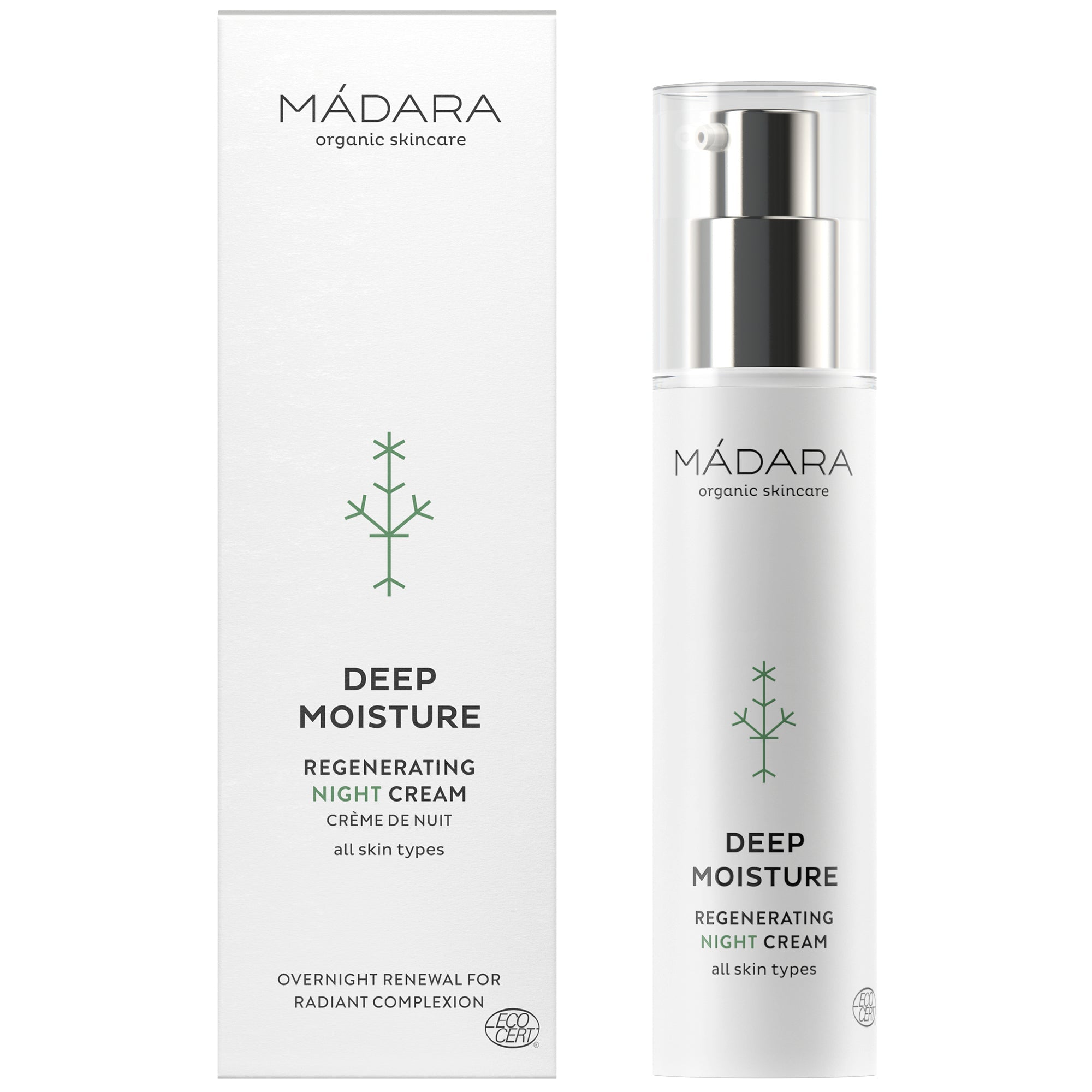 MÁDARA SOINS BIO RÉGÉNÉRANT crème de nuit tout type de peaux 50 ml