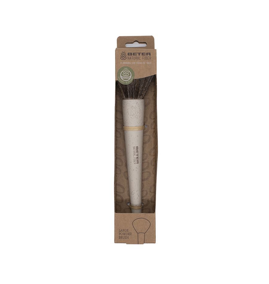 BETER MAKEUP BRUSH pennello per cipria naturale fibra #beige 1 pz