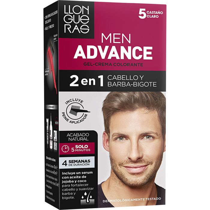 LLONGUERAS MEN ADVANCE #5-castano chiaro 1 u