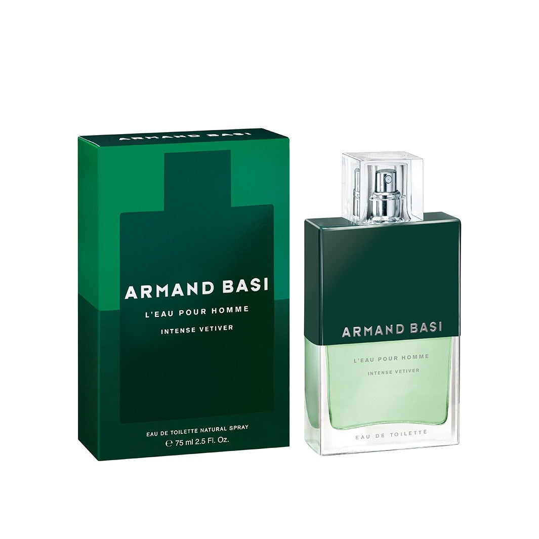 ARMAND BASI L'EAU POUR HOMME INTENSE VETIVER eau de toilette spray 75 ml
