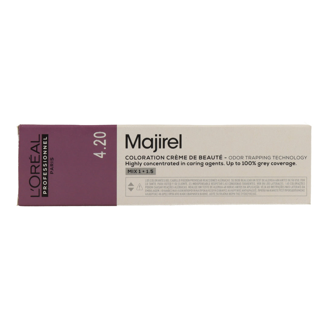 L'ORÉAL PROFESSIONNEL PARIS MAJIREL crema colorante di bellezza #4.20 60 ml