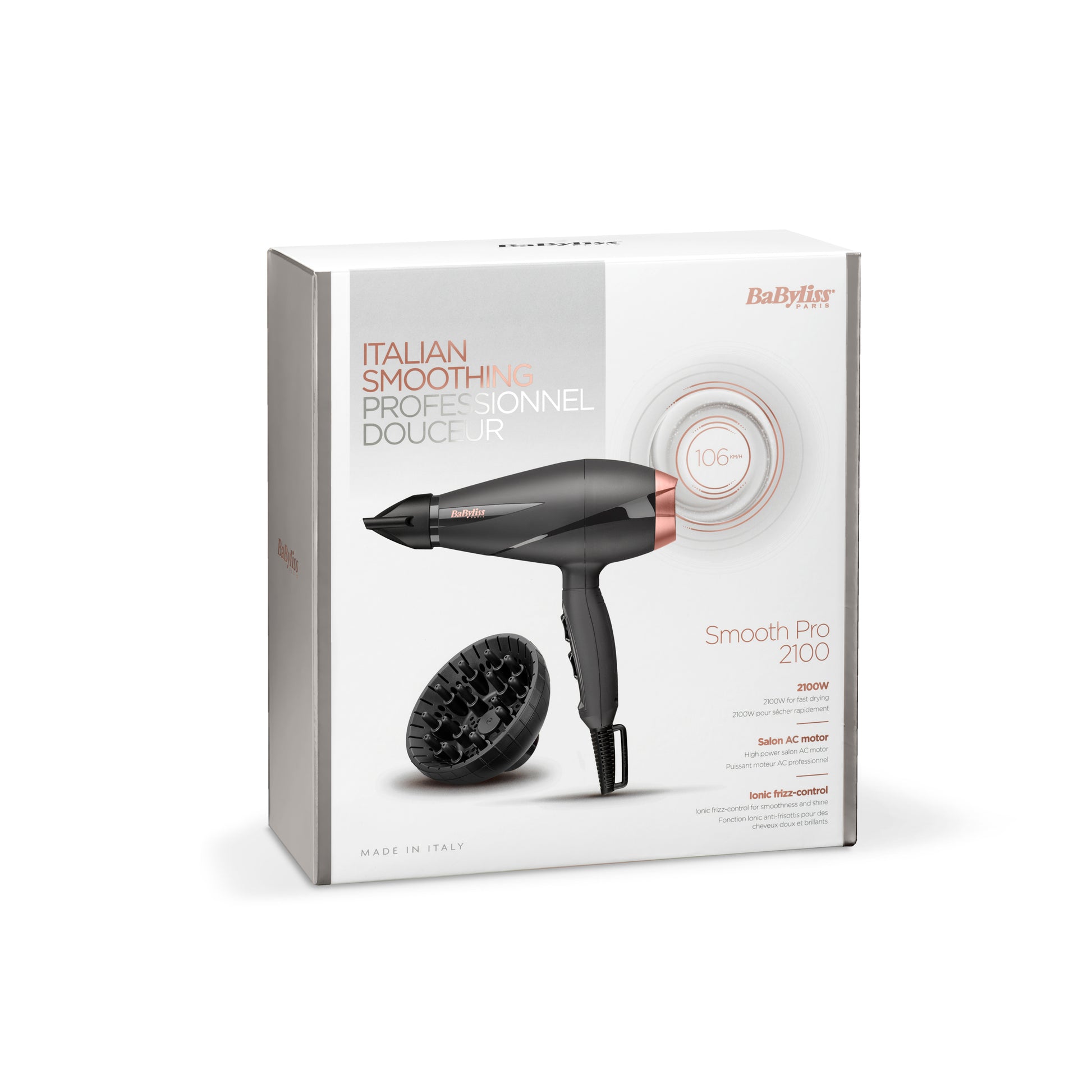 BABYLISS HAIRDRYER 6709DE Smooth Pro 2100w 1 u