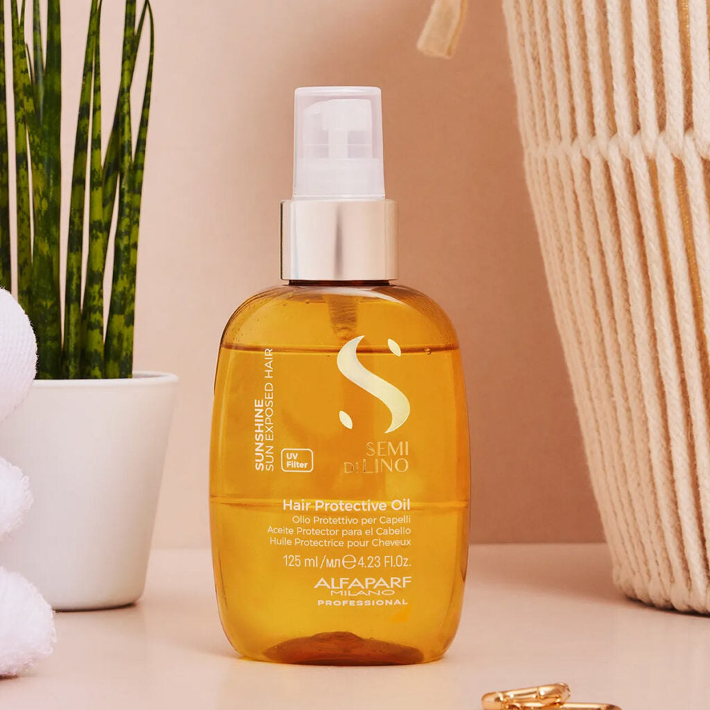 ALFAPARF MILANO SEMI DI LINO SUNSHINE hair protective oil 125 ml