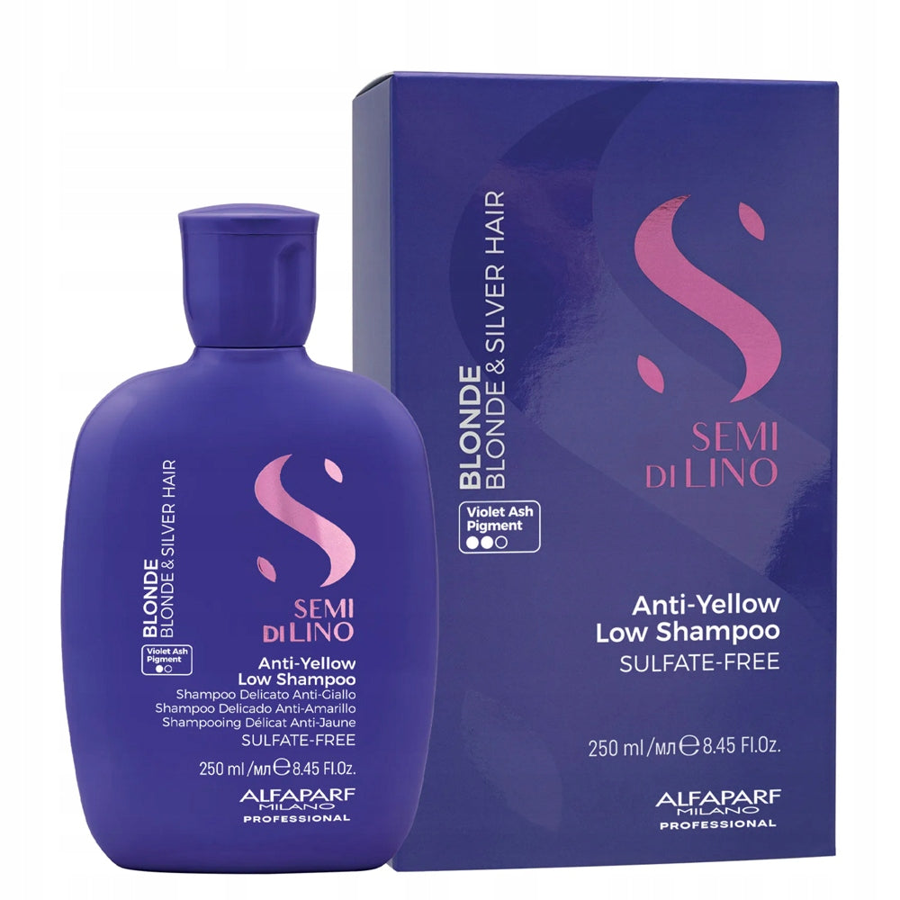 ALFAPARF MILANO SEMI DI LINO low shampoo blond et argent 250 ml