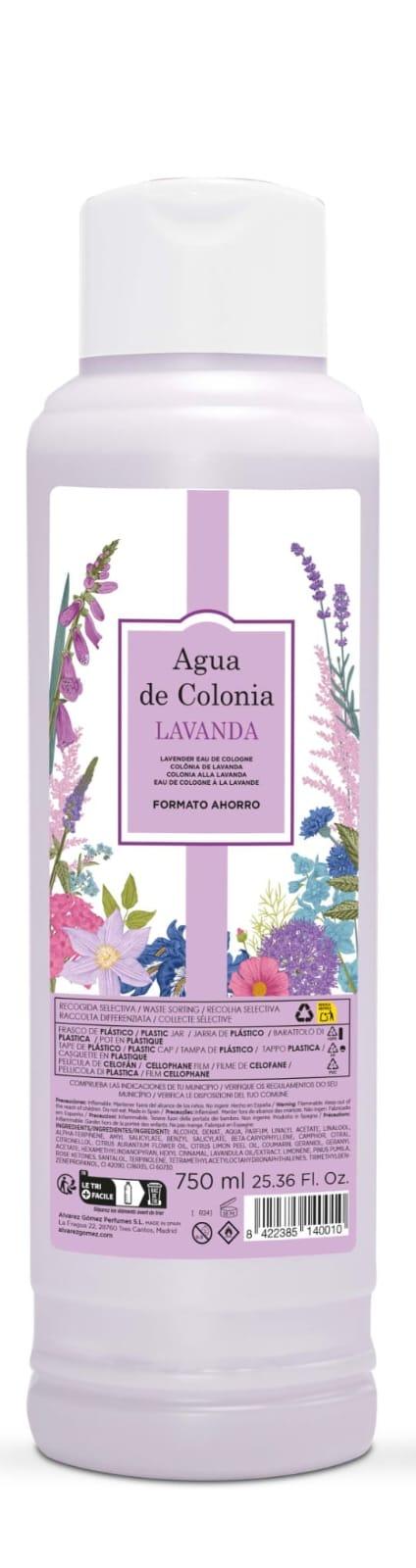 ALVAREZ GOMEZ Lavanda Acqua di Colonia, EDC, flacone da 750 ml
