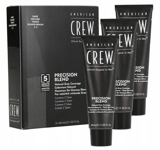 AMERICAN CREW PRECISION BLEND set #2-3 dark