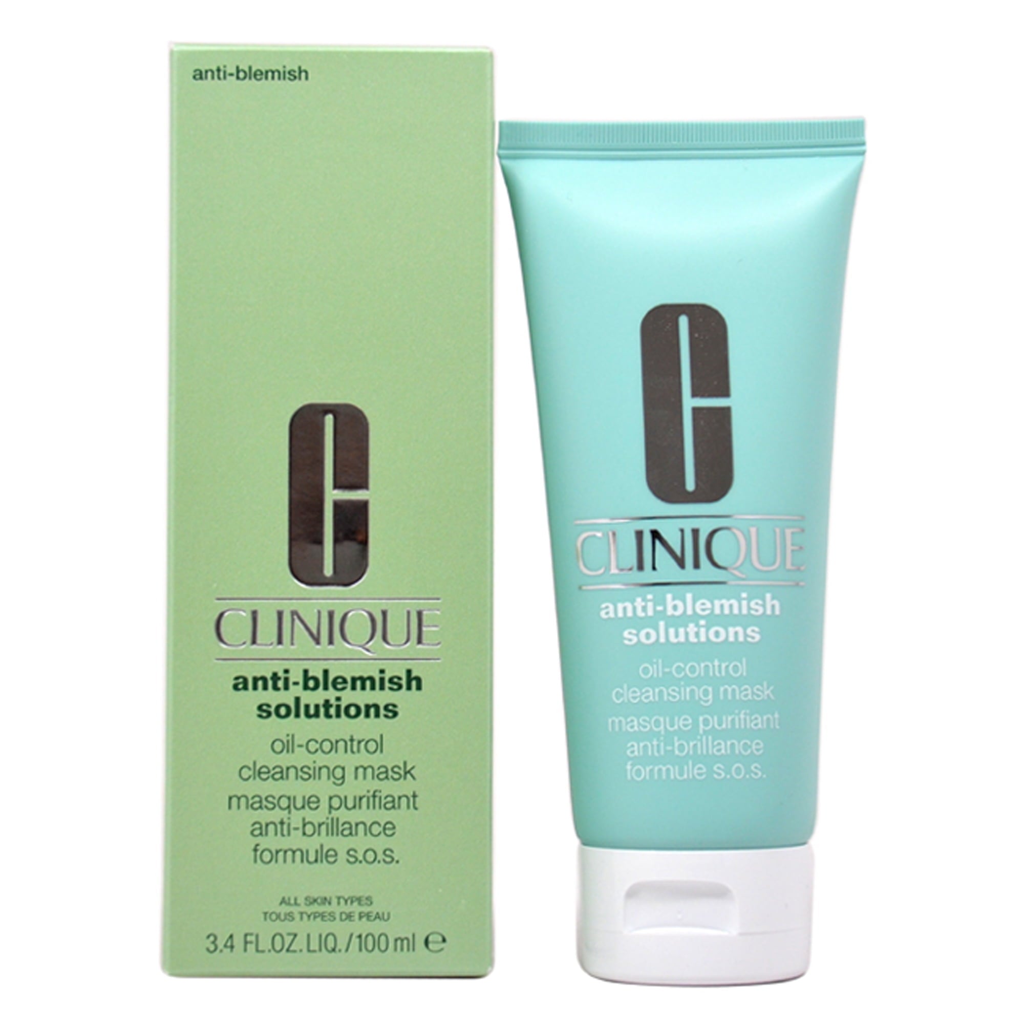 CLINIQUE ANTI-BLEMISH SOLUTIONS maschera detergente controllo olio 100 ml