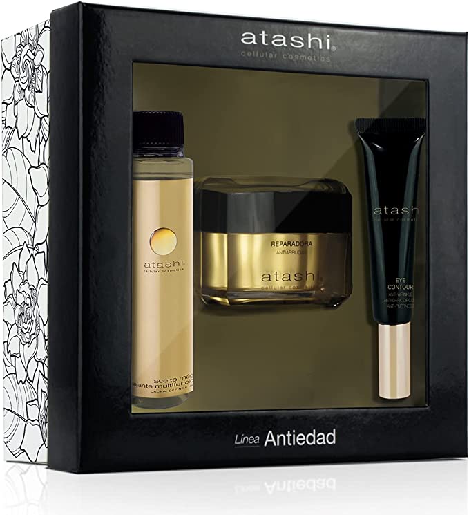 COFANETTO RITUALE ANTI-ETÀ ATASHI LIFT & GLOW ESSENTIALS 5 pz