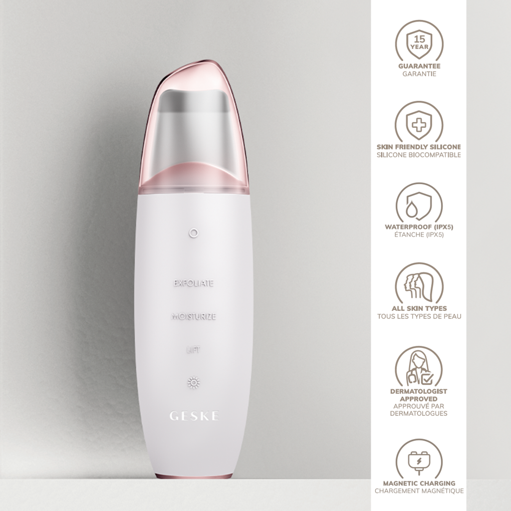 GESKE SMART APP GUIDED 9-in-1 facial scrub #white 1 u