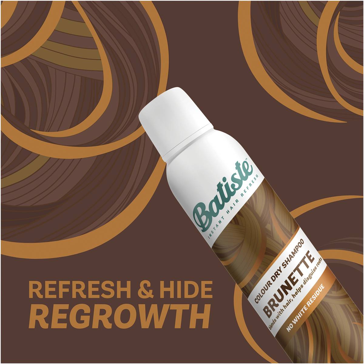 BATISTE shampoo secco CASTANO MEDIO E CASTANO SCURO 200 ml