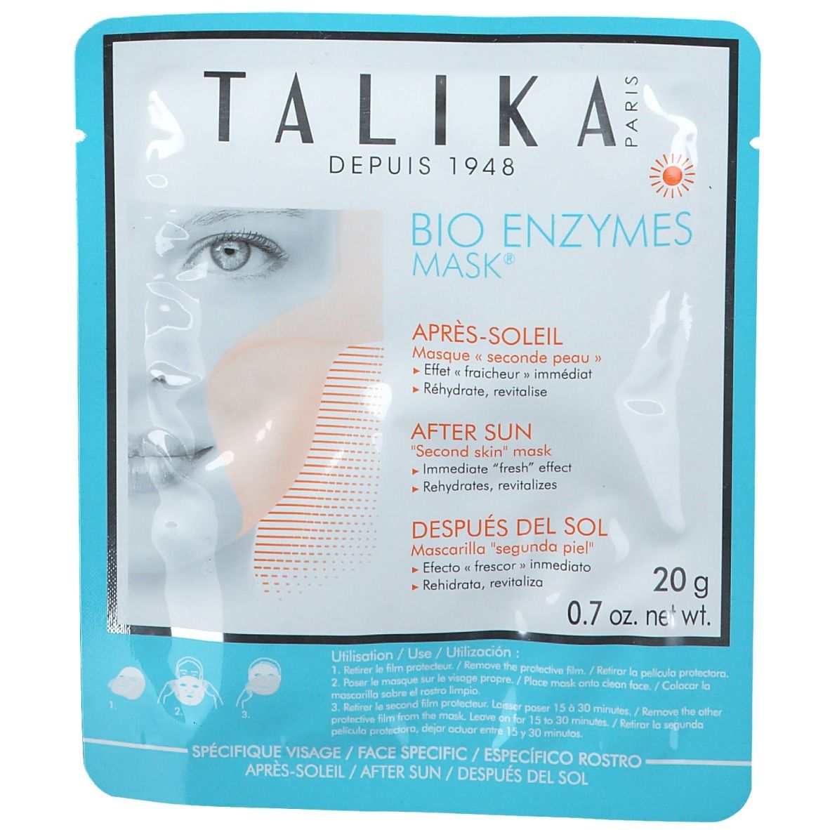 TALIKA BIO ENZYMES maschera doposole 20 gr