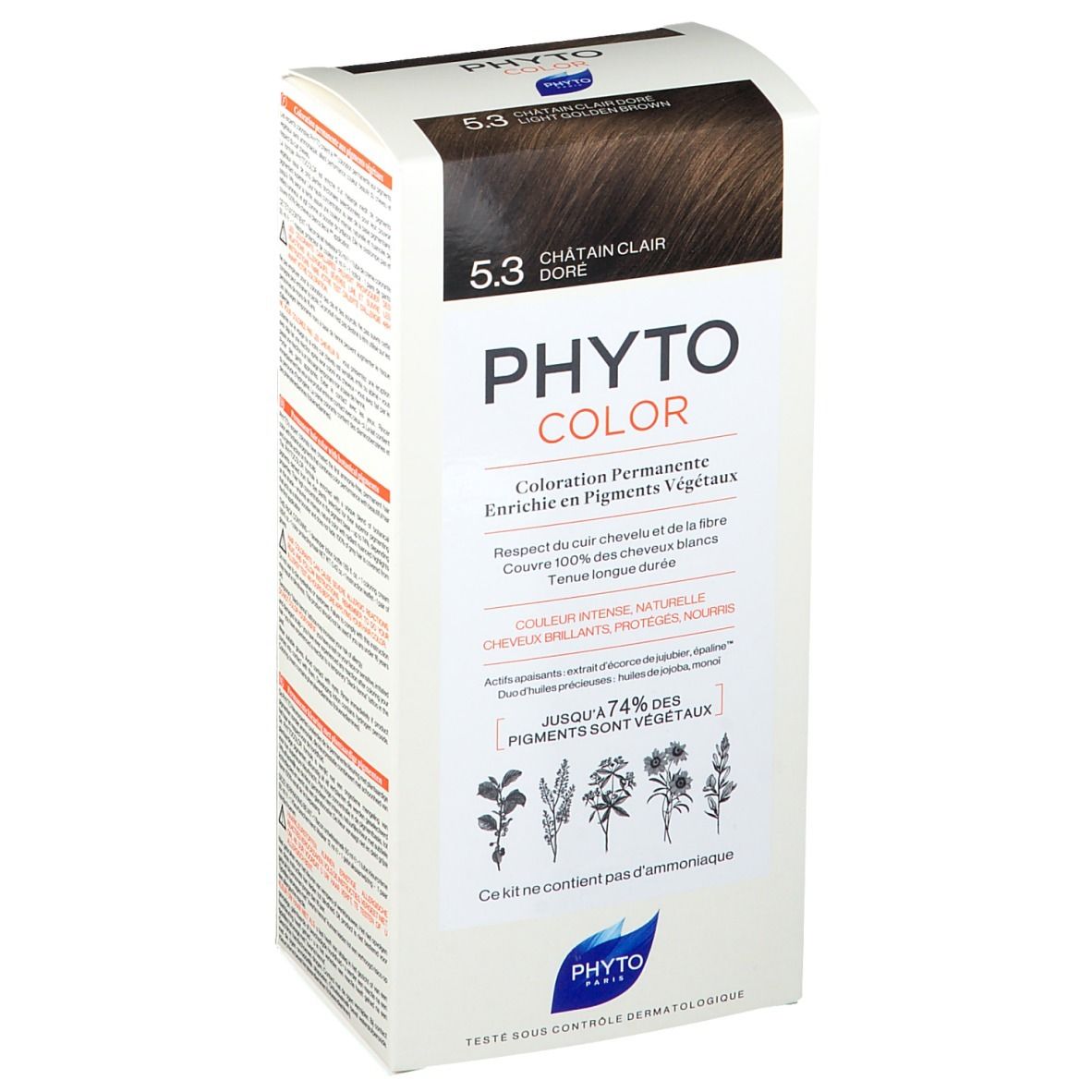 PHYTOCOLOR #5.3-castano chiaro dorato 4 pz