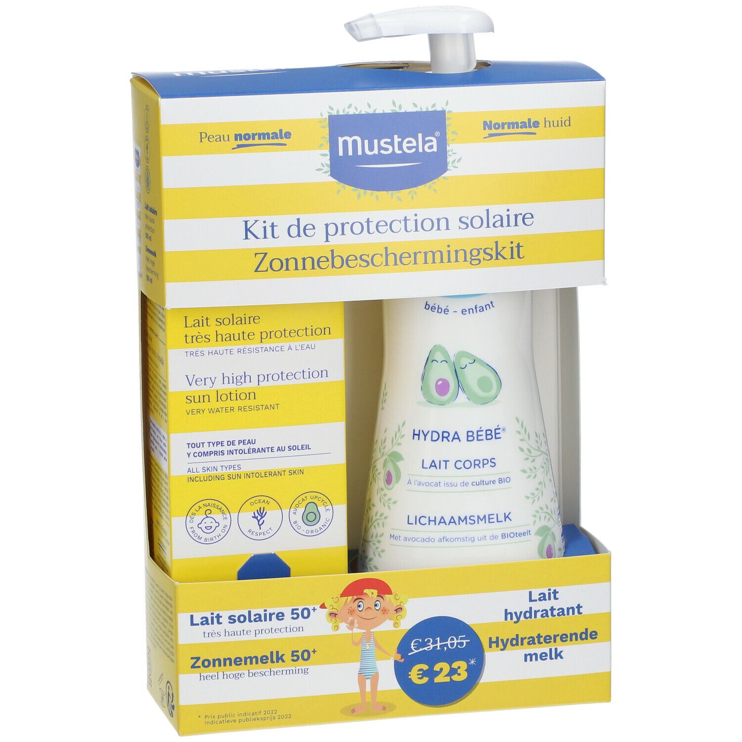 MUSTELA BEBÈ-BAMBINO SOLE latte solare altissima protezione SPF50+ 100 ml