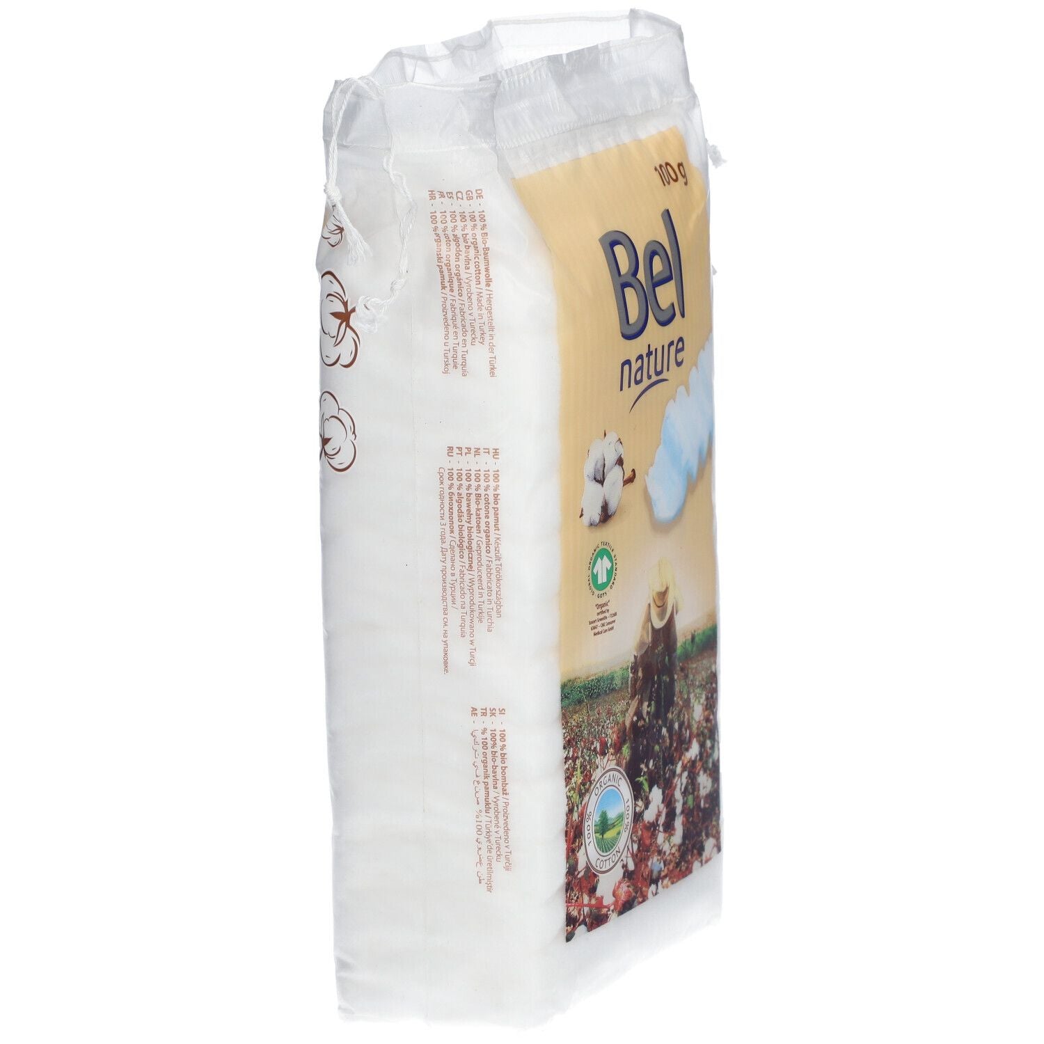 BEL NATURE ECOCERT algodón orgánico 100 gr