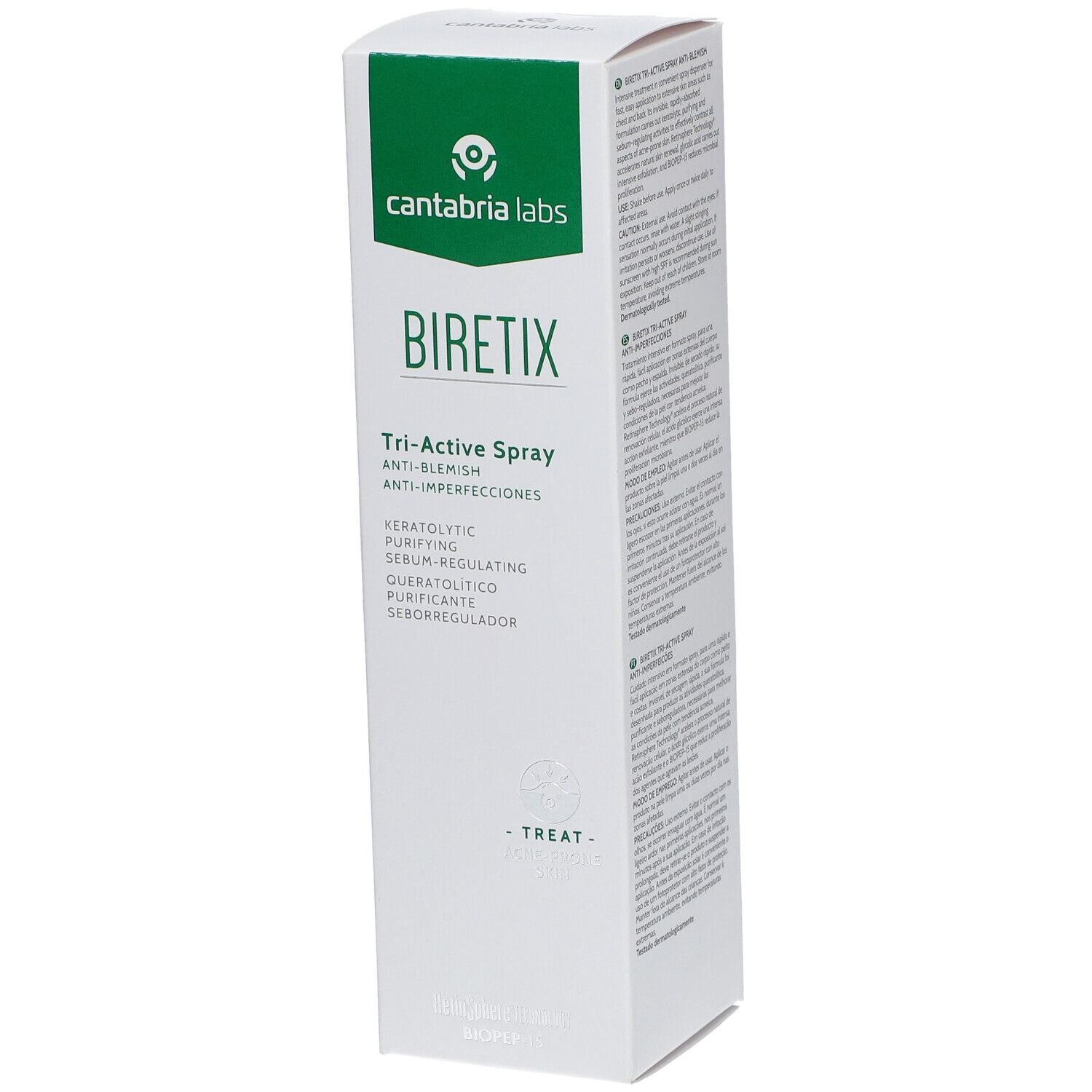 BIRETIX TRI-ACTIVE SPRAY anti-imperfections 100 ml