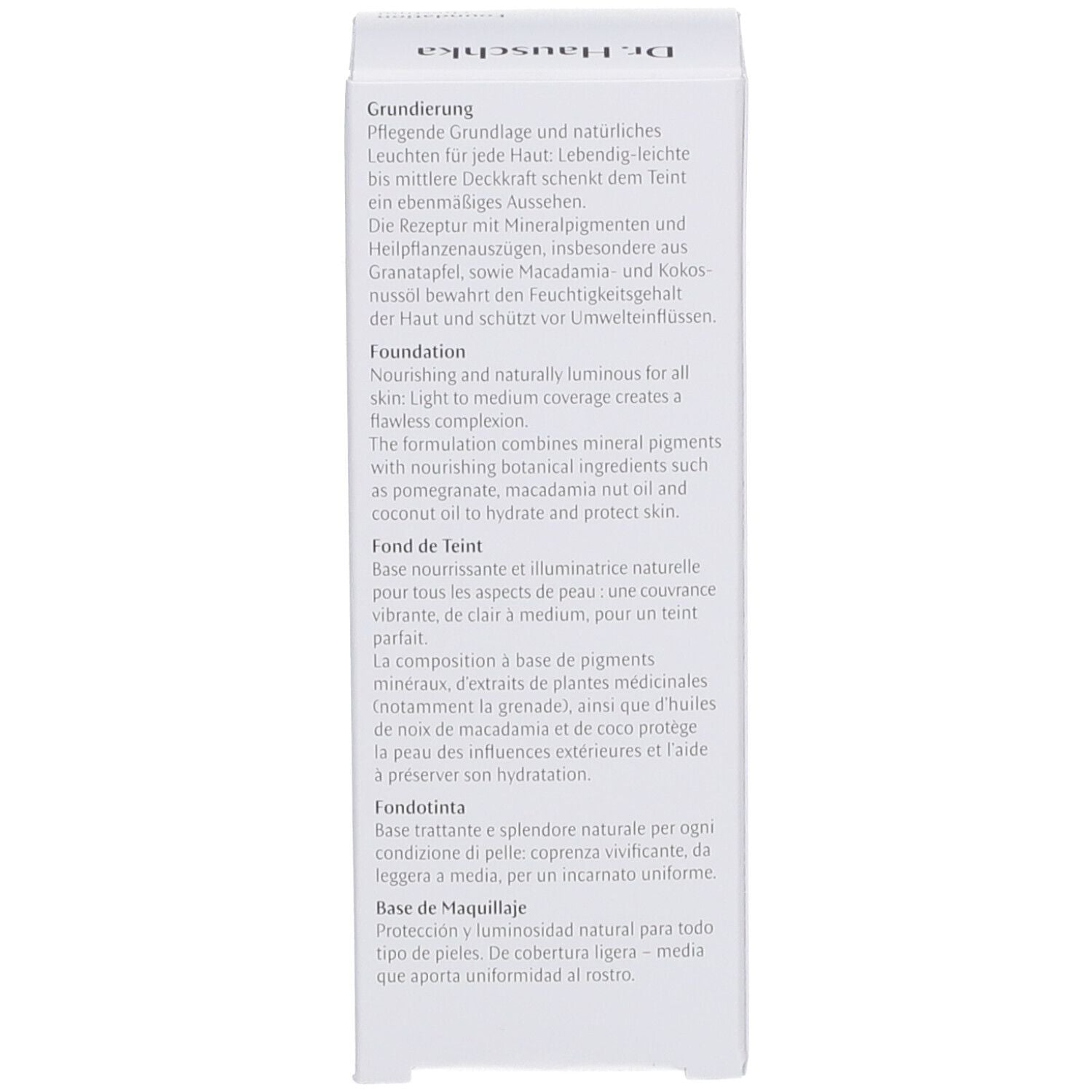 Base de maquillage DR. HAUSCHKA #chestnut-03 30 ml