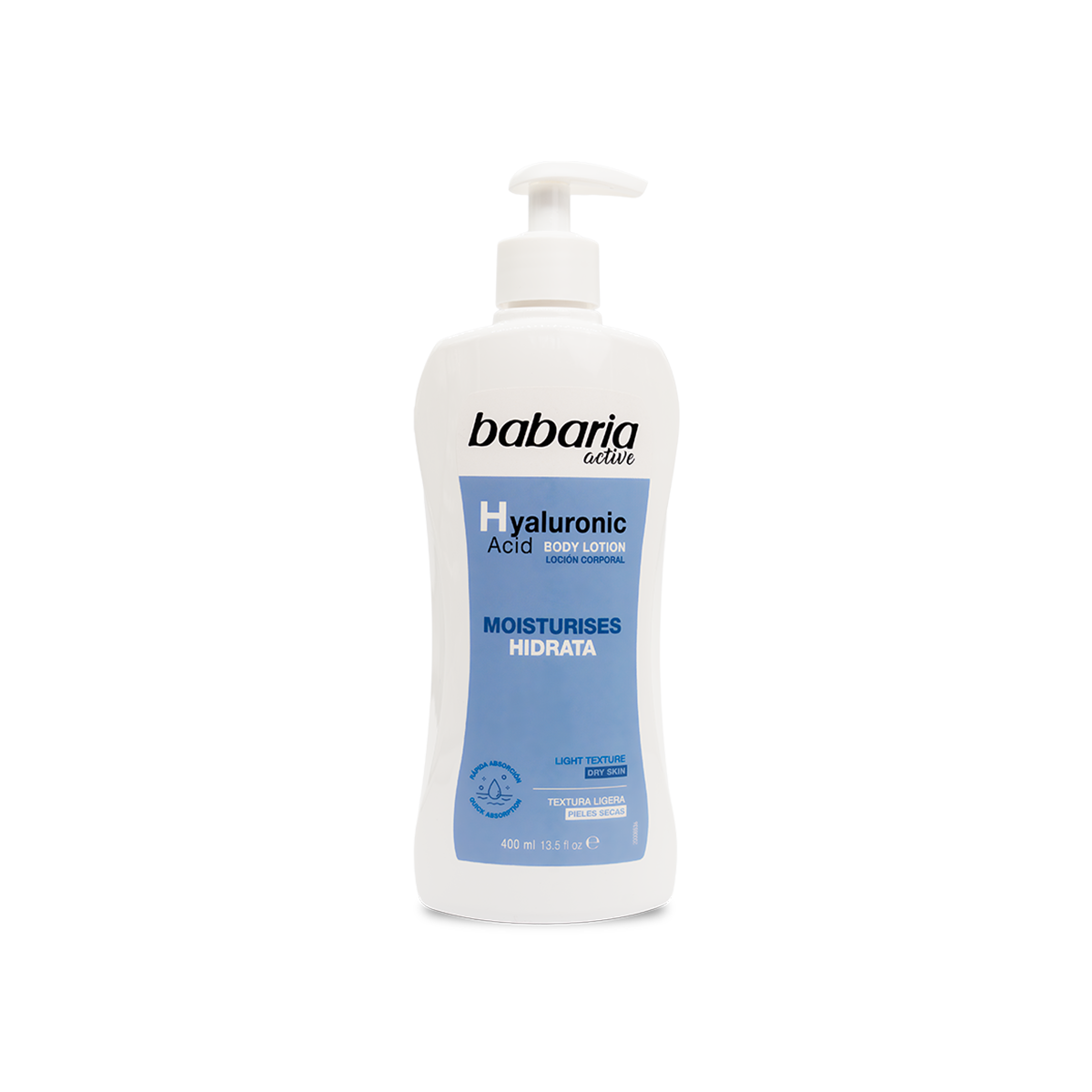 BABARIA HYALURONIC ACID loción corporal 400 ml