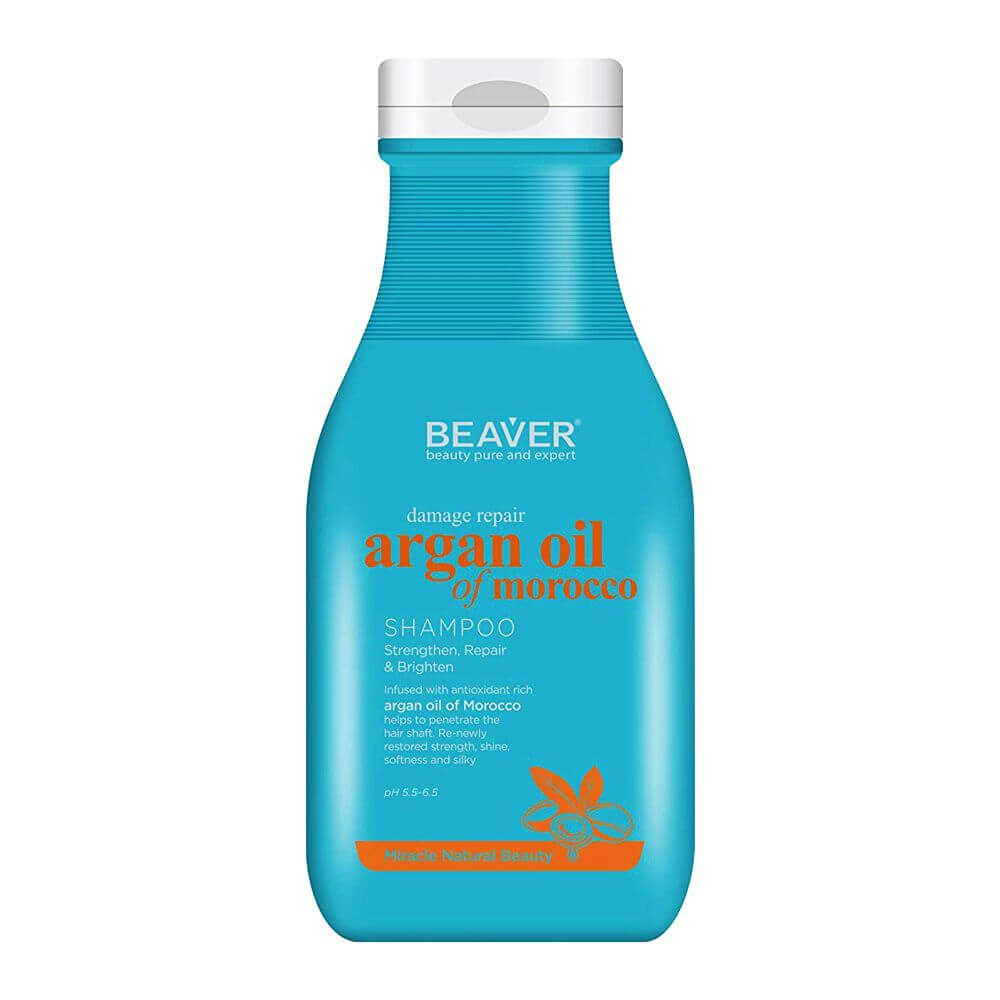 BEAVER SHAMPOO RIPARATORE OLIO DI ARGAN E CHERATINA 350 ml