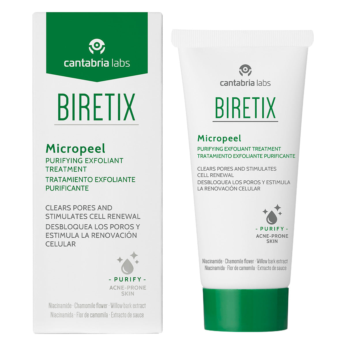 BIRETIX MICROPEEL trattamento esfoliante purificante 50 ml