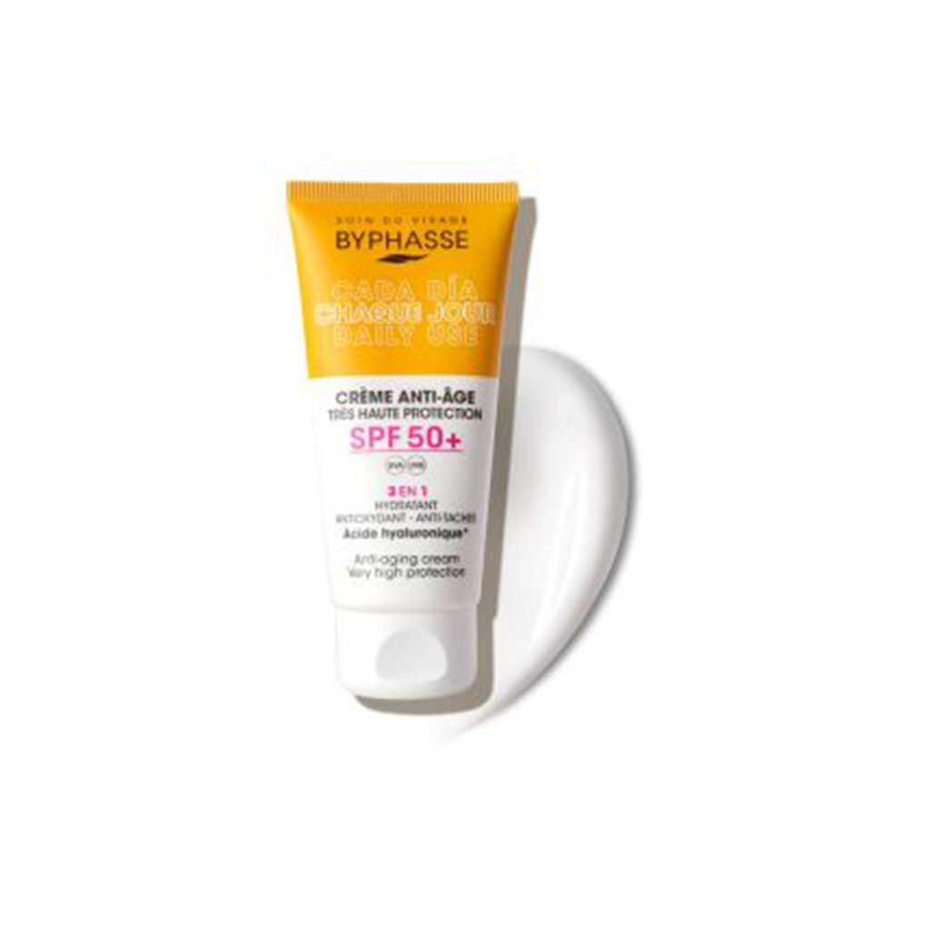 BYPHASSE CRÈME VISAGE ANTI-ÂGE SPF50+ 50 ml