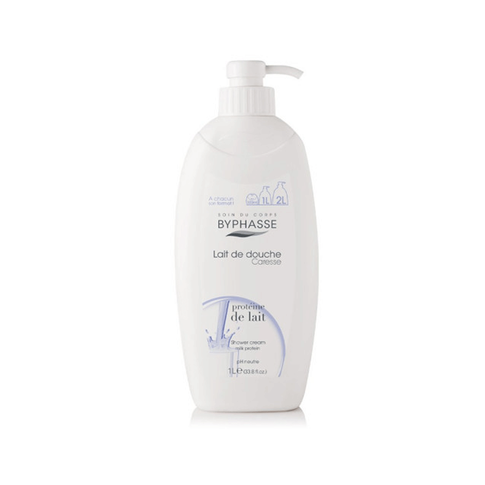 BYPHASSE CARESSE SHOWER GEL milk protein 2000 ml