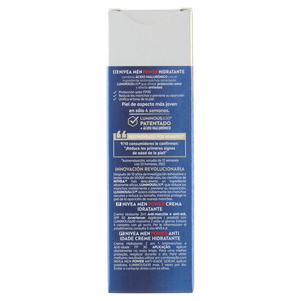 NIVEA MEN POWER crema anti-età 2 in 1 SPF30 50 ml