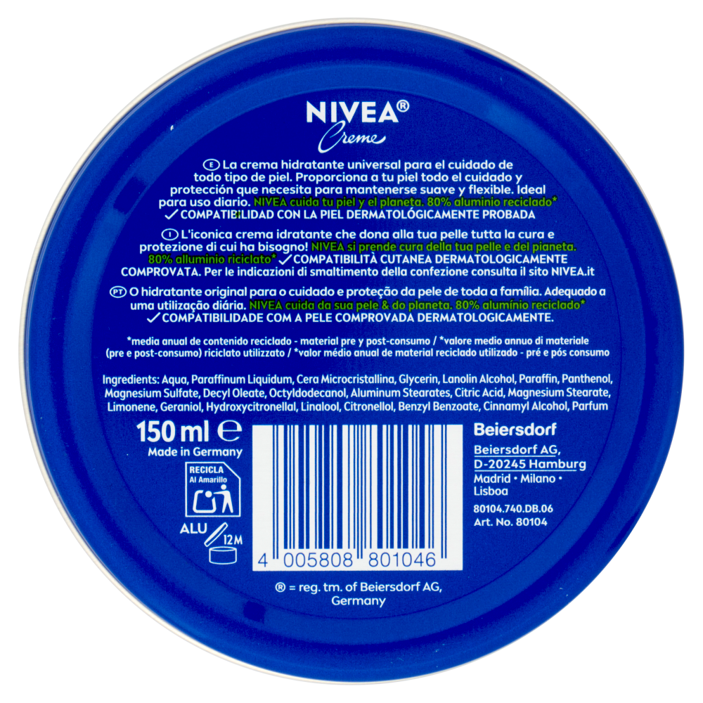 NIVEA BLUE CAN cream 150 ml