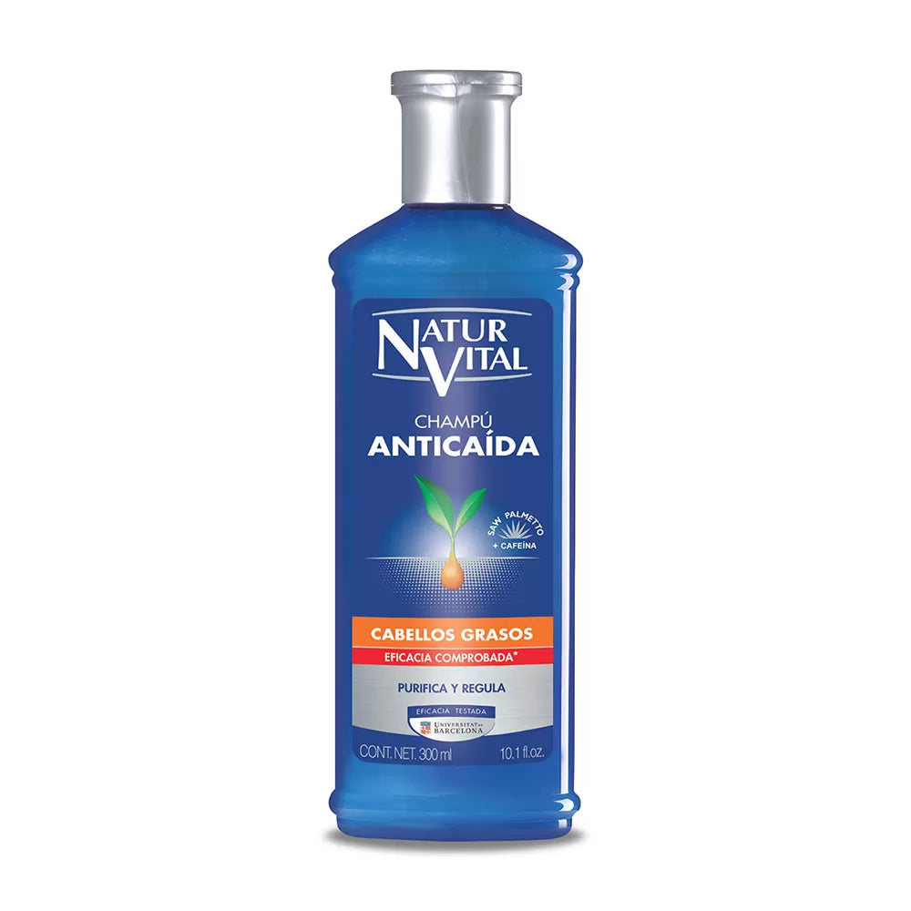 NATUR VITAL SHAMPOOING ANTIPELLICULAIRE RAFRAÎCHISSANT HOMME pour cheveux gras 300 ml