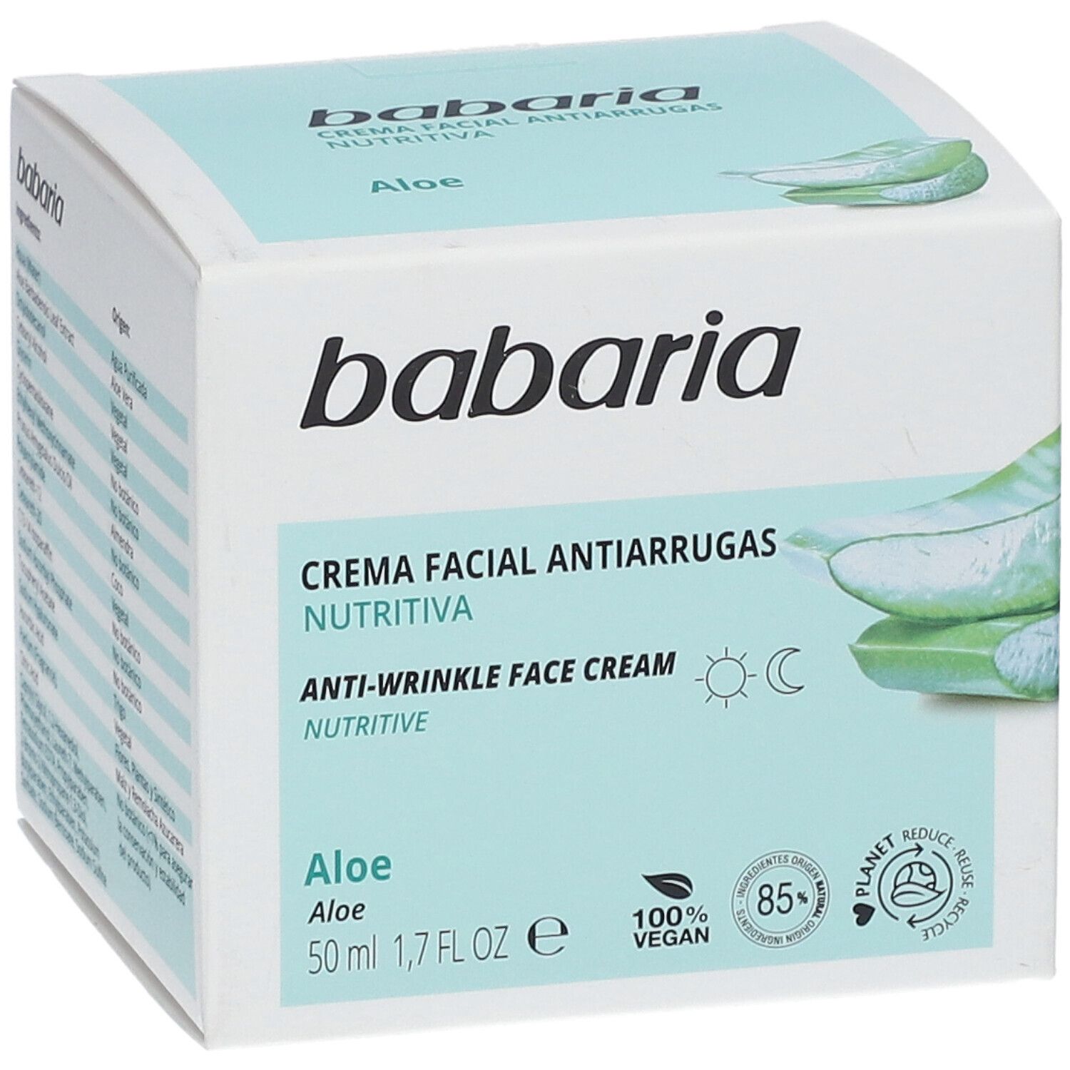 BABARIA ALOE VERA crema antirughe 50 ml