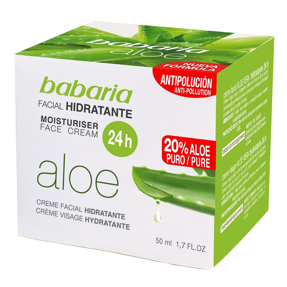 BABARIA ALOE VERA crema idratante 24 ore 50 ml