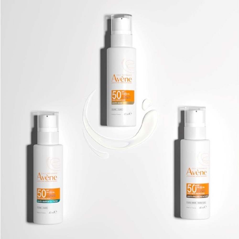 AVÈNE SOLAIRE EXPERT fluido anti-età SPF 50 40 ml